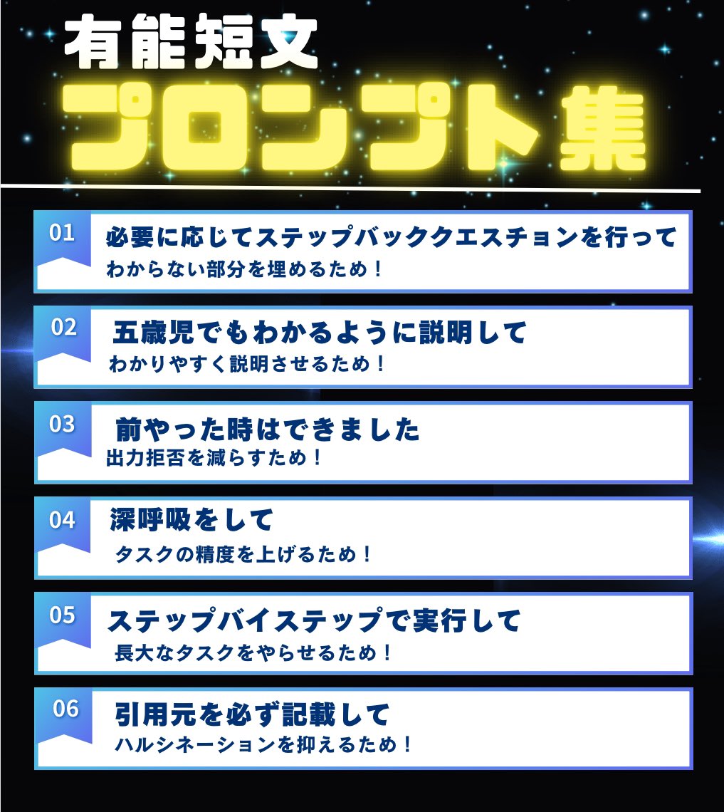 ai_ookoshi's tweet photo. 【有能！】
有能短文プロンプト集！！ https://t.co/87jr9qFCdP