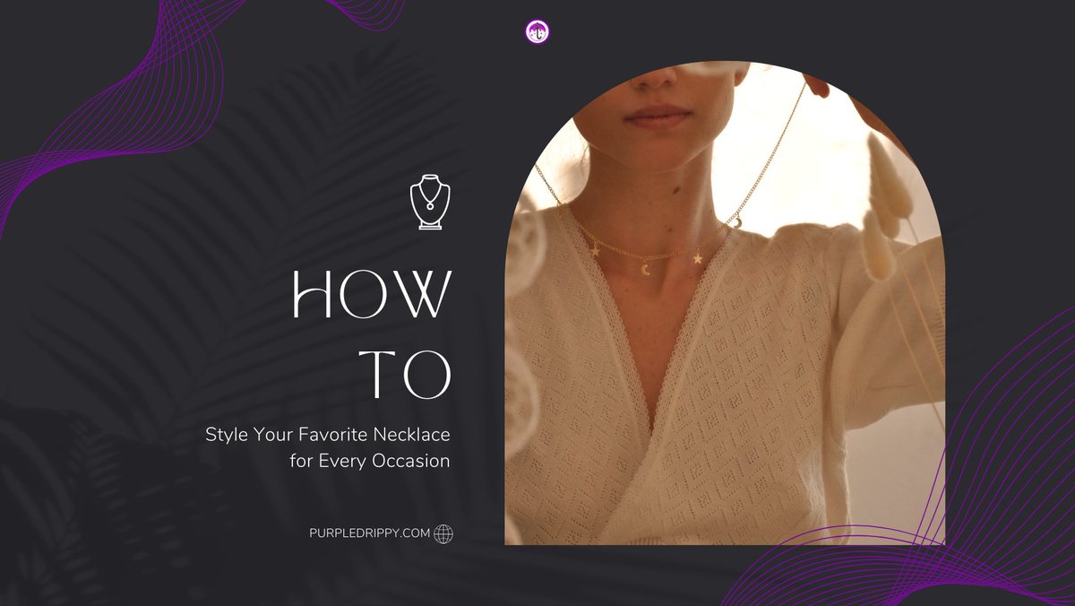 purpledrippy's tweet image. Slay every fit with your fave necklace! 💅✨ From chill hangs to bougie nights, we&apos;ve got the 411 on serving looks. Peep our guide and level up your accessory game! Never be Outdripped💧☔💜 #NecklaceGoals #StyleHacks