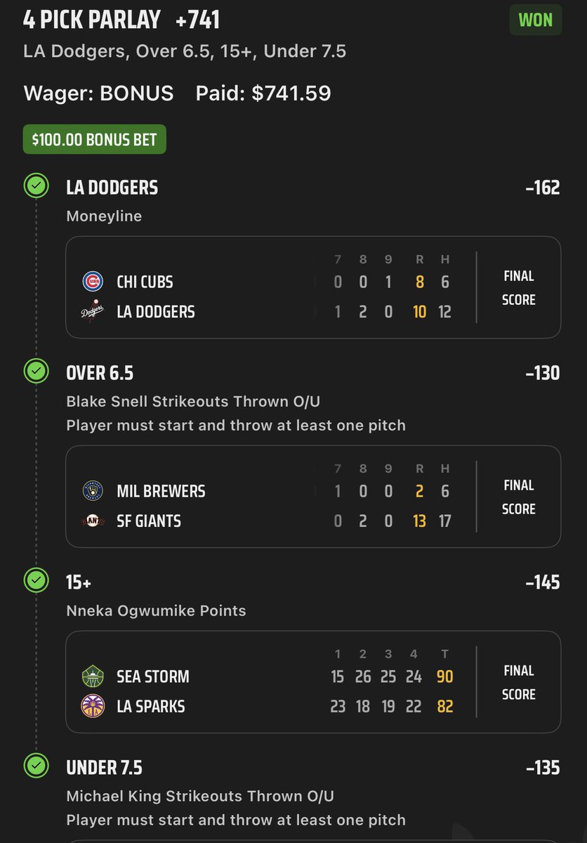 Asianlocks2Mr's tweet photo. Who said MLB isn’t fun?😎💰

Cashed both of them in VIP yesterday✅

🚨Sending 3 people full VIP card that “❤️” this tweet🚨

https://t.co/GUS0H06Ge9 https://t.co/gQq4mmuFdi