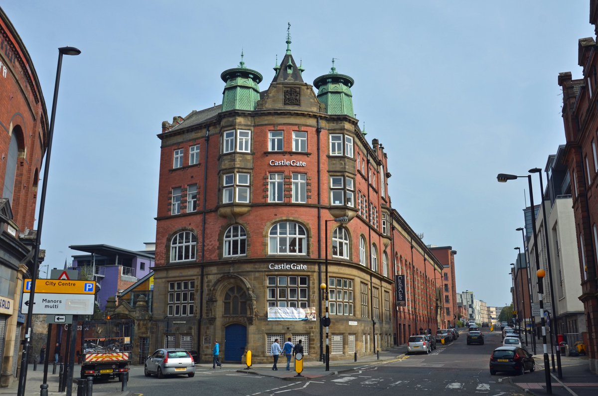 #NewcastleUponTyne Castlegate House, former Corporation Tramways Power Station at Manors Newcastle upon Tyne on this day 12th September 2014.