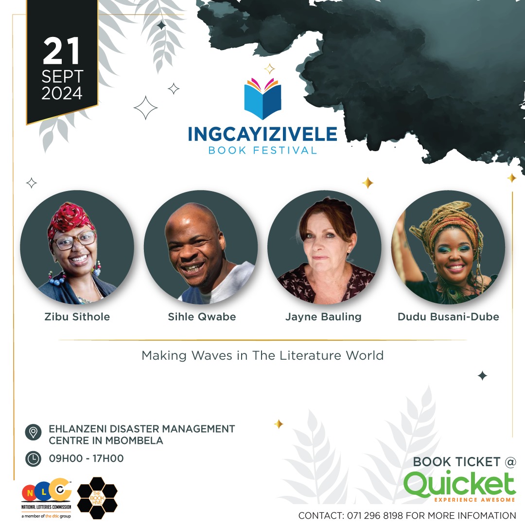 Looking forward to being on this panel at the Ingcayizivele Book Festival in Mbombela. #Ingcayizivele2024 #IBF2024 #BookHive