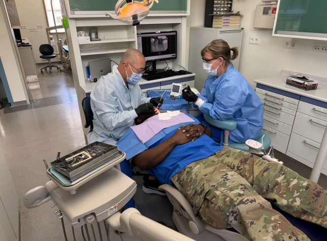 DoD_DHA's tweet photo. RHRP goes beyond immunizations to support individual medical readiness. We provide vital services like audio and dental assessments, PHAs, lab services,
vision assessments, and more.
To learn more, visit: https://t.co/cawUV3fyoj
#RHRP | #MedicalReadiness https://t.co/9fSIrBAQZd