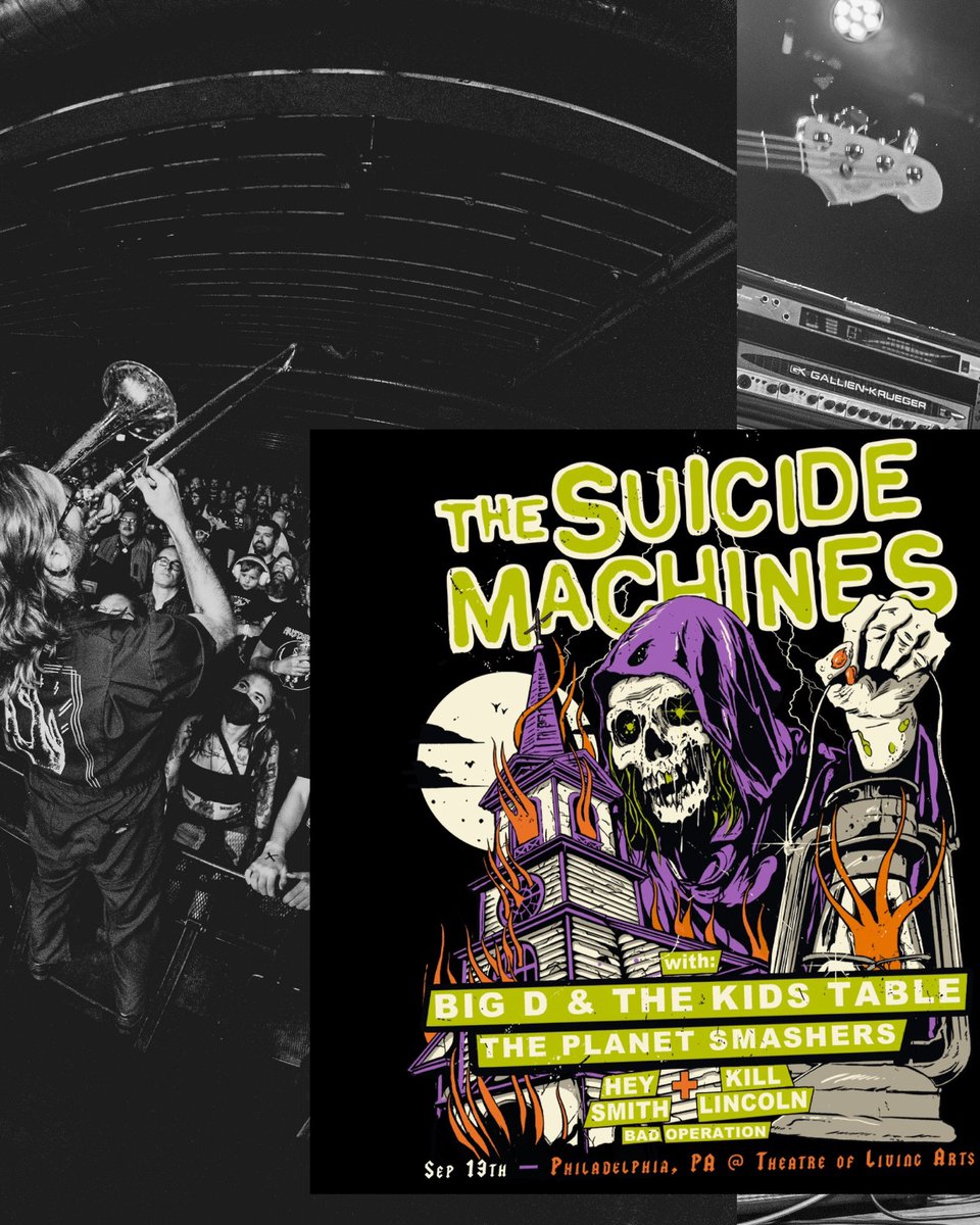 BAD_OPERATION_'s tweet image. BROOKLYN 2NITE *
PHILADELPHIA TOMORROW *^
LAST TWO SHOWS 💥 
LFG!!!! 

* = w/ THE PLANET SMASHERS
^ = w/ BIG D &amp;amp; THE KIDS TABLE 

📸: @raemystic_