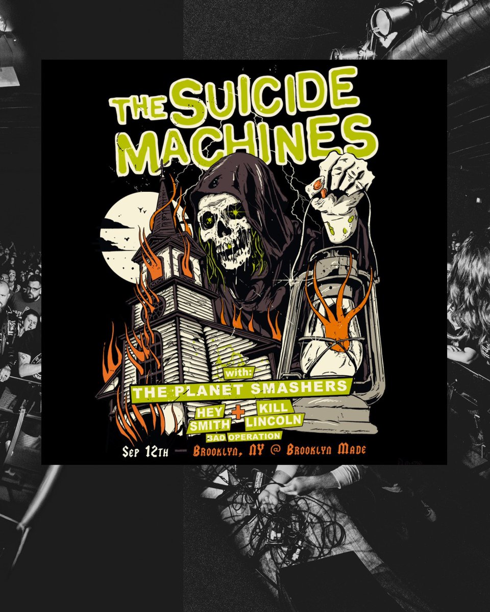 BAD_OPERATION_'s tweet image. BROOKLYN 2NITE *
PHILADELPHIA TOMORROW *^
LAST TWO SHOWS 💥 
LFG!!!! 

* = w/ THE PLANET SMASHERS
^ = w/ BIG D &amp;amp; THE KIDS TABLE 

📸: @raemystic_