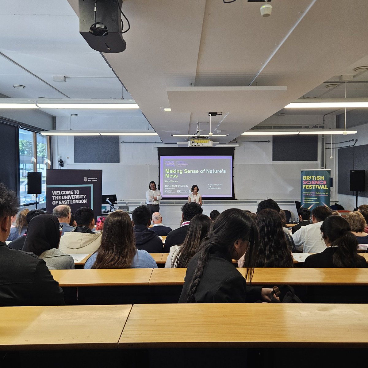 Dr Sarah Shrimpton (@sshrimpface) on Twitter photo Having a great time with <a href="/mrk87/">Mark 💀👨🏻🎨</a> at the <a href="/BritSciAssoc/">British Science Association</a> <a href="/BritishSciFest/">British Science Festival</a> at the University of East London <a href="/UEL_News/">Uni of East London</a> . Lots of great talks so far on Origami robots, quantum physics, and genetics!! Having a great time with <a href="/mrk87/">Mark 💀👨🏻🎨</a> at the <a href="/BritSciAssoc/">British Science Association</a> <a href="/BritishSciFest/">British Science Festival</a> at the University of East London <a href="/UEL_News/">Uni of East London</a> . Lots of great talks so far on Origami robots, quantum physics, and genetics!!