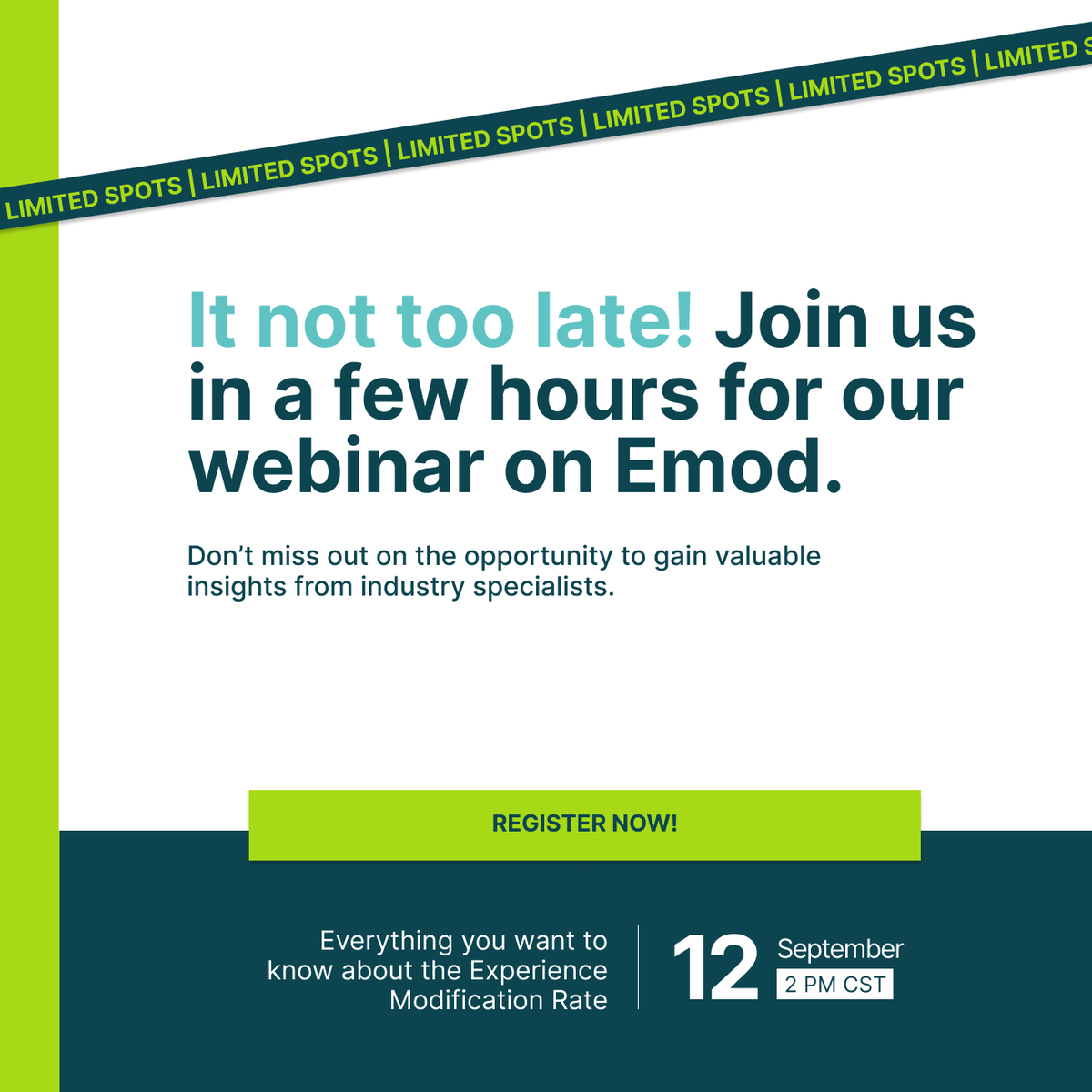 BerkIndComp's tweet image. Today is the day and it is not too late to register for the #BerindComp #EMOD #webinar this afternoon.  Use this link ow.ly/nx8550Thqlb to register and join us this afternoon.  

What questions do you have for our panel?  Drop them in the comments box below.
