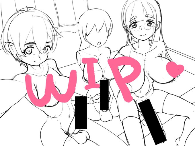 WIP 事後の自撮り#ふたなり 