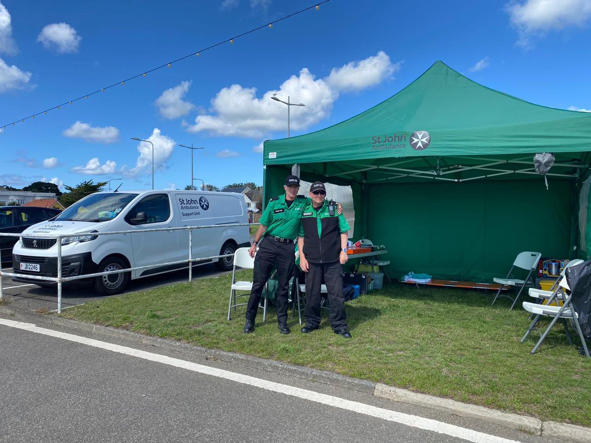 All set up and ready for the Jersey International Air Display