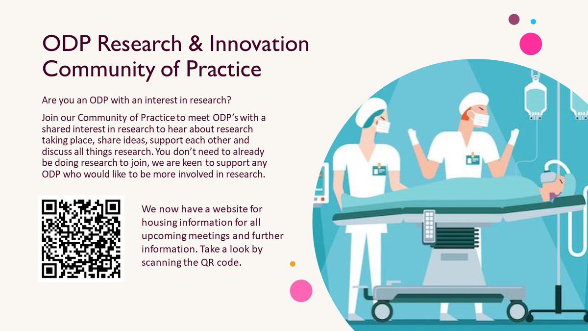 If you’re an ODP interested in research, come along to our next meeting on Thursday 3rd Oct, 7-8pm. More details on the website.