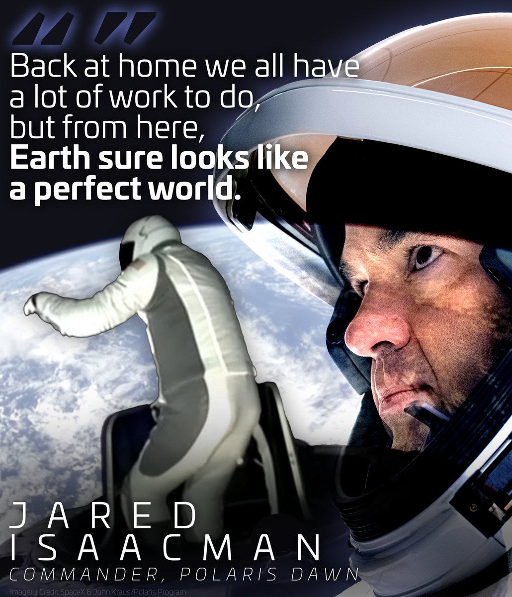 dpoddolphinpro's tweet image. The words of Polaris Dawn Commander @rookisaacman, as he exited Dragon Resilience

@NASASpaceflight