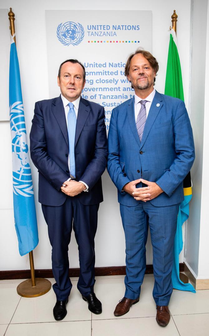 UN Tanzania 🇺🇳 (@unitednationstz) on Twitter photo Karibu Amb Giuseppe Sean Coppola 🇮🇹
UN Resident Coordinator ai <a href="/MarkB_Schreiner/">Mark Bryan Schreiner 🇺🇳</a> had a fruitful meeting with new Italian Ambassador to Tanzania
Discussing strong partnership & new potential areas of collaboration in support of 🇹🇿’s development priorities
<a href="/AICS_Nairobi/">AICS Nairobi</a> <a href="/ItalyUN_NY/">Italy UN New York</a> Karibu Amb Giuseppe Sean Coppola 🇮🇹
UN Resident Coordinator ai <a href="/MarkB_Schreiner/">Mark Bryan Schreiner 🇺🇳</a> had a fruitful meeting with new Italian Ambassador to Tanzania
Discussing strong partnership & new potential areas of collaboration in support of 🇹🇿’s development priorities
<a href="/AICS_Nairobi/">AICS Nairobi</a> <a href="/ItalyUN_NY/">Italy UN New York</a>