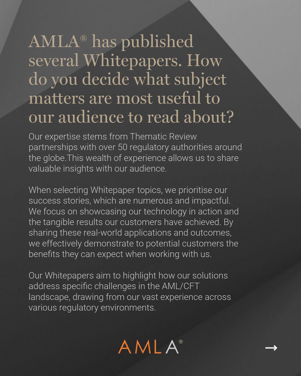 aml_analytics's tweet image. Matt Maynard, Content Manager at AML Analytics, shares his insights in this week&apos;s spotlight. 👋 

#AMLUpdates #CopyWriting #ContentManager #AMLA #AMLCopy #EmailMarketing #AMLWhitepaper