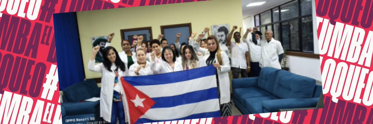 #Cuba es ejemplo de resistencia contra el bloqueo, y continuaremos está lucha exigiendo
#TumbaElBloqueo .