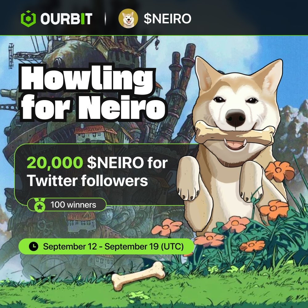 Hey #NeiroArmy, come hang out 🐾

Join the $NEIRO x Ourbit social giveaway and share a prize pool of 20K $NEIRO (~3.3K USD)!

𝐇𝐨𝐰 𝐭𝐨 𝐞𝐧𝐭𝐞𝐫:

1. Follow <a href="/NeiroOnEthereum/">Neiro On Ethereum</a> and <a href="/Ourbit_Official/">Ourbit</a>

2. Quote retweet this post with a PnL card of your $NEIRO Futures trading,