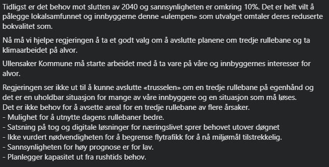 Ullensaker Venstre tweet media