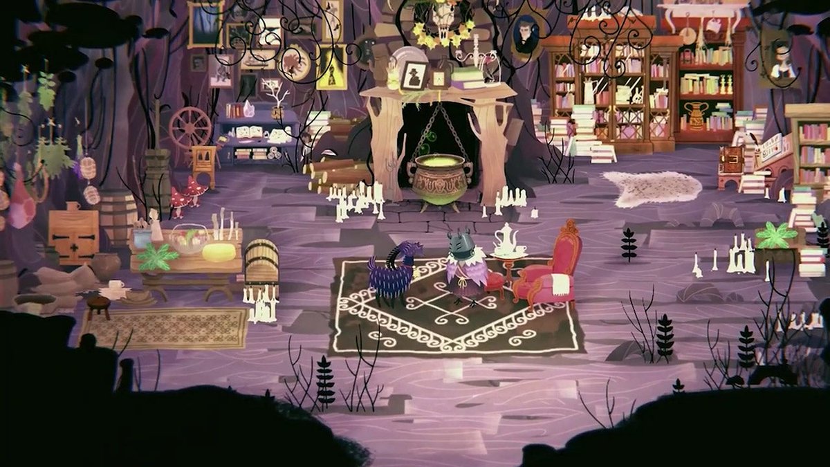theKDSM's tweet photo. @SAL_on_Gaming Wytchwood by @WhitethornGames! 

It's such a chill crafting adventure game. Lovely art and soundtrack too. 

Used it to wind down once the work day was done, the family fed, and the baby was asleep. Worked like a charm. ❤️ https://t.co/pjNtQXtITY