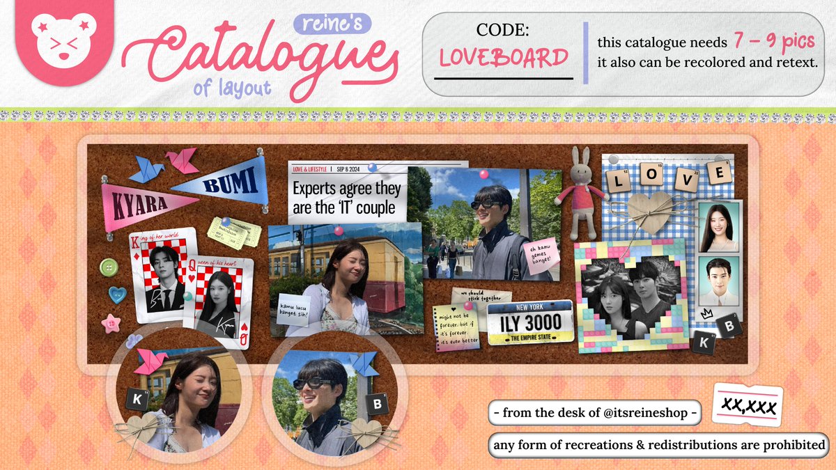 a repost or any interactions are greatly appreciated! 

halooo! rei kembali after some hiatus dengan katalog layout couple baru! bole bantu ospeknya? kalo ada yang ga aman bole tele aku!

ada yang mau jadi kinci? cek ALT! and cek next tweet ya! ada "bedah" layoutnya!
#zonauang