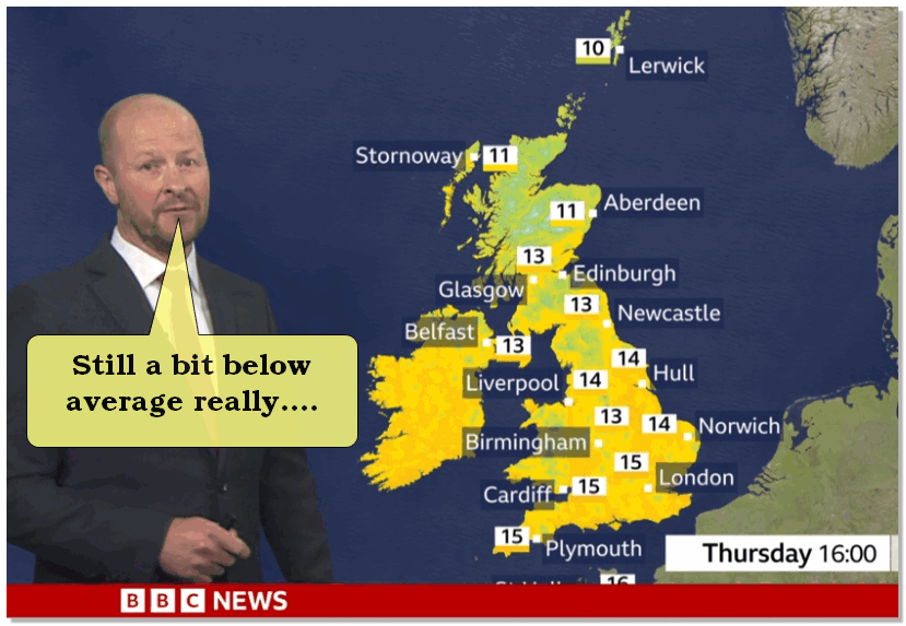 xmetman's tweet image. Another classic &quot;understatement of the day&quot; from DB down at the BBC.
@bbcweather @metoffice 
#ukweather #tellitlikeitis