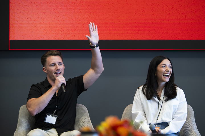 Northeastern's tweet photo. This week #Northeastern hosted its 2nd annual Social Media Summit bringing together industry leaders to discuss best practices, trends, and innovative ideas in #socialmedia.

Read more: https://t.co/IRM34jtX9R https://t.co/dy01sFEG5s