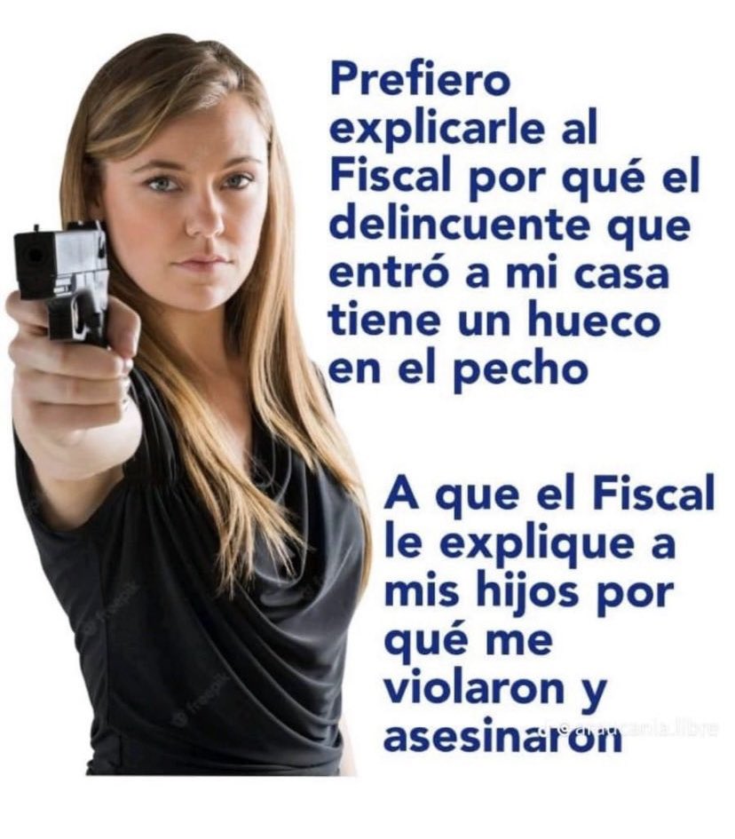 Así de simple. Un arma y saberla utilizar protege mi vida y la de mi familia. Tu vida nada ni nadie te la va a devolver si te la quitan, mucho menos el Gobierno ni el Estado. Eres la primera línea de defensa de tu vida. #NoAlDesarmeCivil