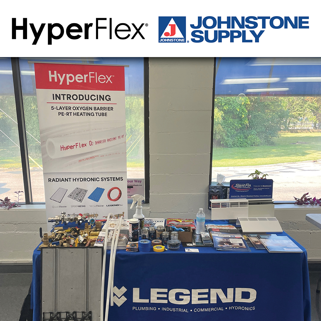 LegendValve's tweet photo. Exciting news! Legend is proud to introduce HyperFlex PE-RT heating tube at Johnstone Supply. Get ready for top-of-the-line flexibility and reliability for all your heating needs.
Thank you, Johnstone! #Legend #HyperFlex #JohnstoneSupply https://t.co/jnEIytkVty