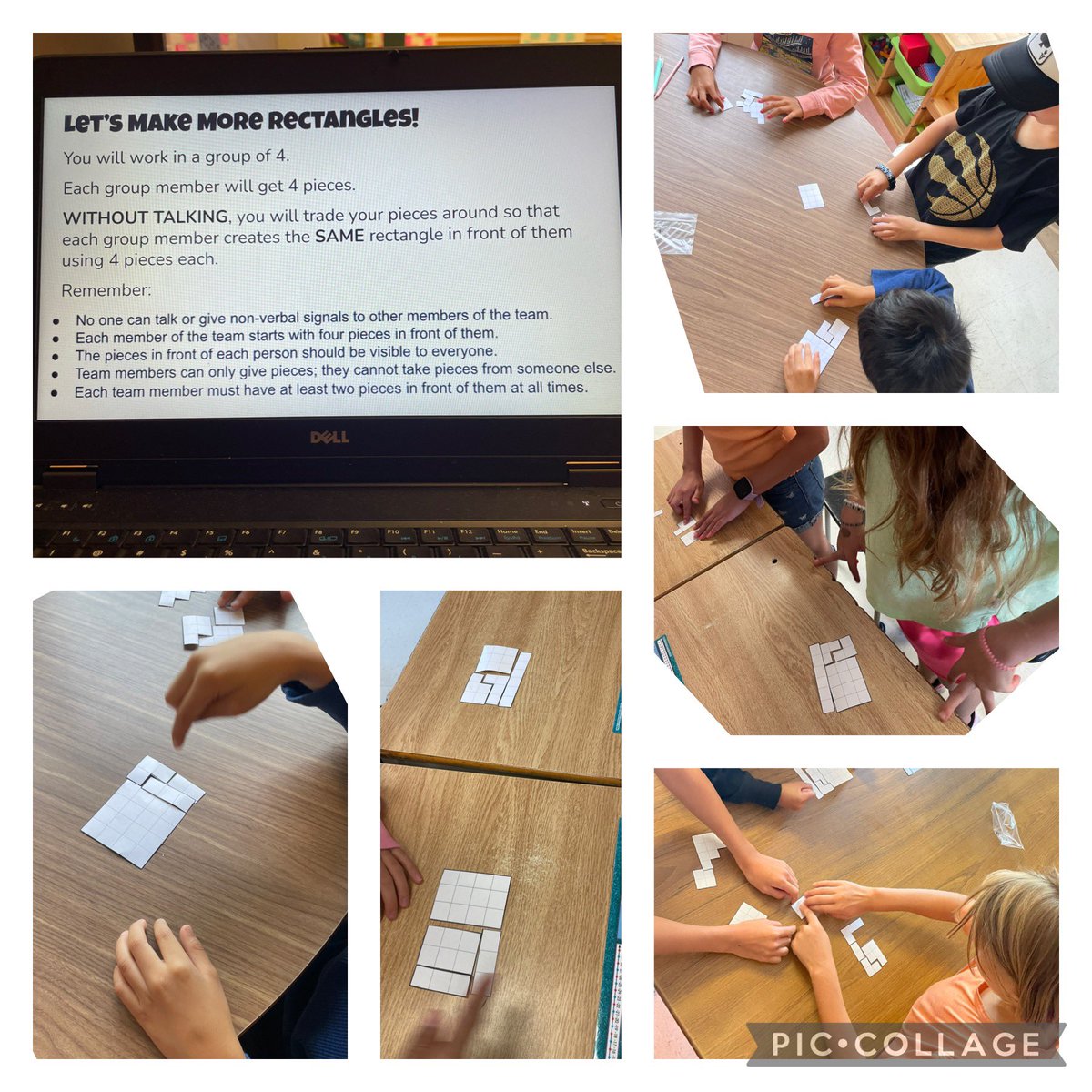 Miri Spencer (@spencerschooled) on Twitter photo More #teamwork math challenges! Ss worked in groups to make identical rectangles using 4 different shapes each. Did I mention that there’s no talking allowed?! <a href="/johnwanless/">John Wanless Jr. PS</a> <a href="/TDSBmath/">TDSB Mathematics & Numeracy</a> More #teamwork math challenges! Ss worked in groups to make identical rectangles using 4 different shapes each. Did I mention that there’s no talking allowed?! <a href="/johnwanless/">John Wanless Jr. PS</a> <a href="/TDSBmath/">TDSB Mathematics & Numeracy</a>