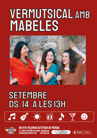 Bcn_NouBarris's tweet photo. Cap de setmana de teatre i música al @CasalBProspe!
🍽️ Espectacle teatral "Restaurant Llorens", amb la cia. @vadaretroteatre: demà a les 19.30 h https://t.co/sl4g5TxTce
🎶 #Vermutsical amb Mabeles: dissabte a les 13 h https://t.co/wBuvS033tG
#Prosperitat #NouBarris https://t.co/fKyBSUoyaW