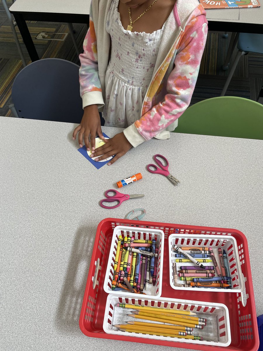 Amanda McCoy @illinimccoy.bsky.social (@illinimccoy) on Twitter photo Dot Day celebrations begin! In 2nd grade this year, we're reading Ish and making buddy dots:
1. Color a dot
2. Cut it in half, cut one half into quarters
3. Trade quarters with two classmates
4. Glue all pieces back together to make your buddy dot
Great idea from <a href="/MatthewWinner/">Matthew C. Winner</a> ! Dot Day celebrations begin! In 2nd grade this year, we're reading Ish and making buddy dots:
1. Color a dot
2. Cut it in half, cut one half into quarters
3. Trade quarters with two classmates
4. Glue all pieces back together to make your buddy dot
Great idea from <a href="/MatthewWinner/">Matthew C. Winner</a> !
