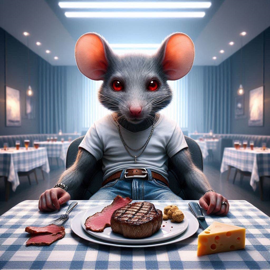 techTECH1685262's tweet photo. My latest NFT collection, "The Mouse Feast - Dining Delight", is now live on OpenSea! Each unique piece showcases our adorable rodent indulging in elegant banquets.
https://t.co/kuBeP09B8h

#NFTArt #MouseFeast #DiningDelight #NFTCommunity #OpenSea #DigitalArt #NFTCollector https://t.co/0QStmsRp6n