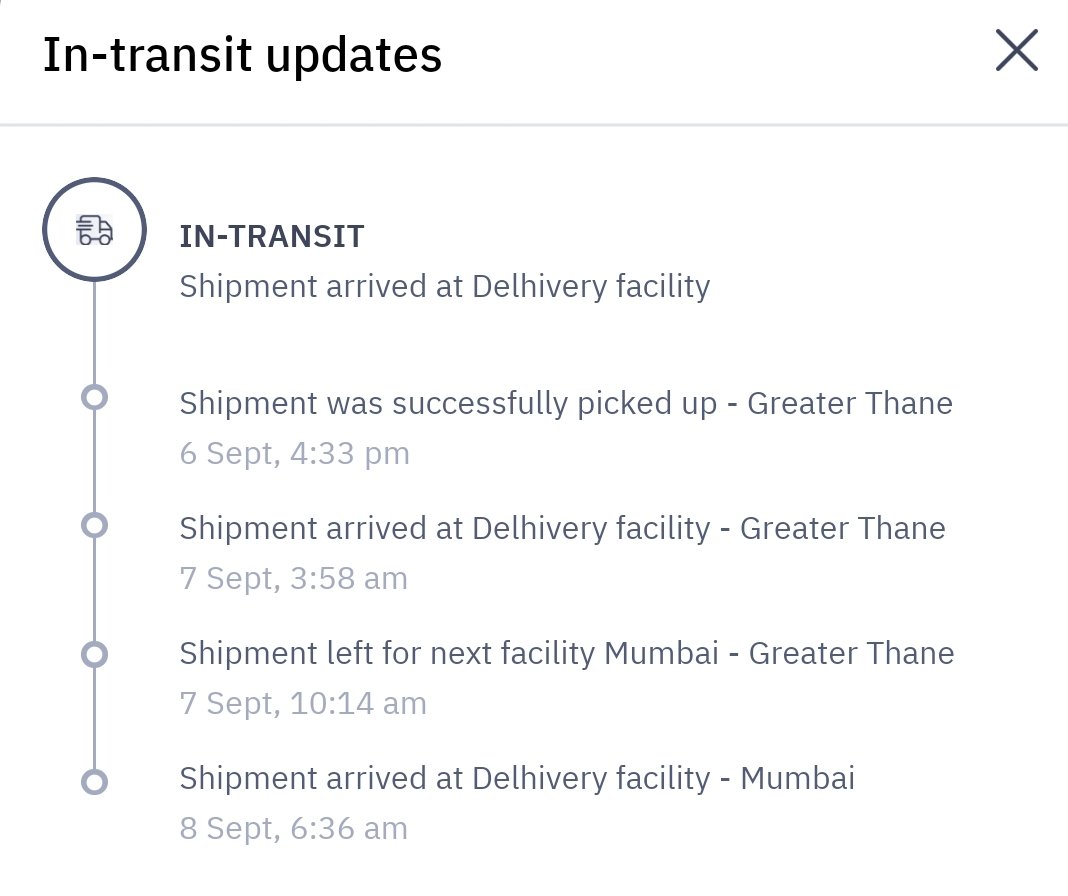 AvaSethna's tweet photo. .@delhivery @help_delhivery  no update from your end, no call back, no tracking ID despite promises to deliver today itself over DMs https://t.co/mE4Di9toRQ