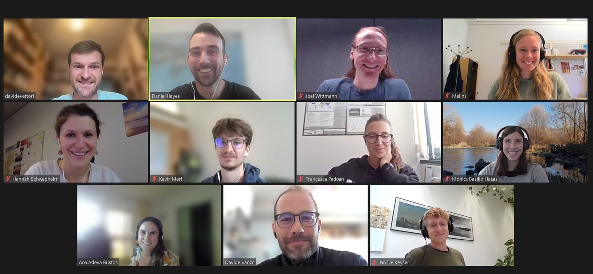 We enjoyed a great #ECoENet committee meeting today, discussing and planning initiatives and content from and for early career researchers in #ecohydraulics.

Stay tuned for:

📽  new video interviews,

📰  an in-depth fall newsletter,

🏄‍♂️  website updates

😍  and more!