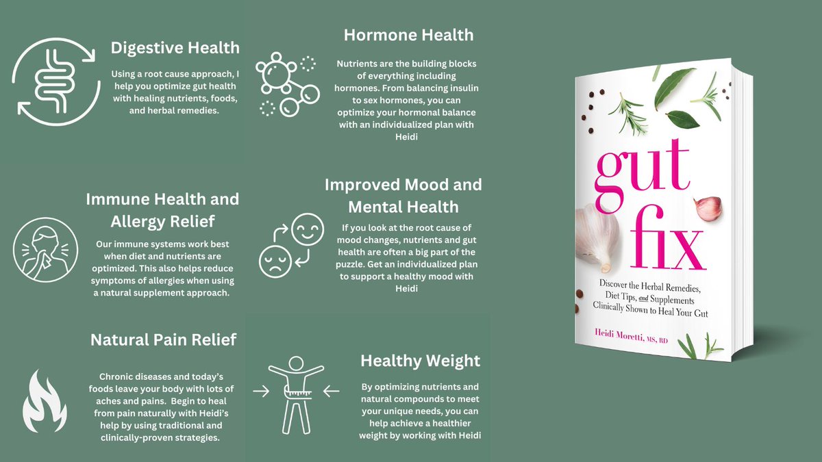 HeidiHmoretti's tweet image. It's official! I am moving forward with my functional nutrition practice! 😀
I will be booking clients on Fridays and I couldn't be more excited to help people in a more in-depth way using functional medicine principles!💗
Book here: thehealthyrd.com/services-2/
Don't forget to…