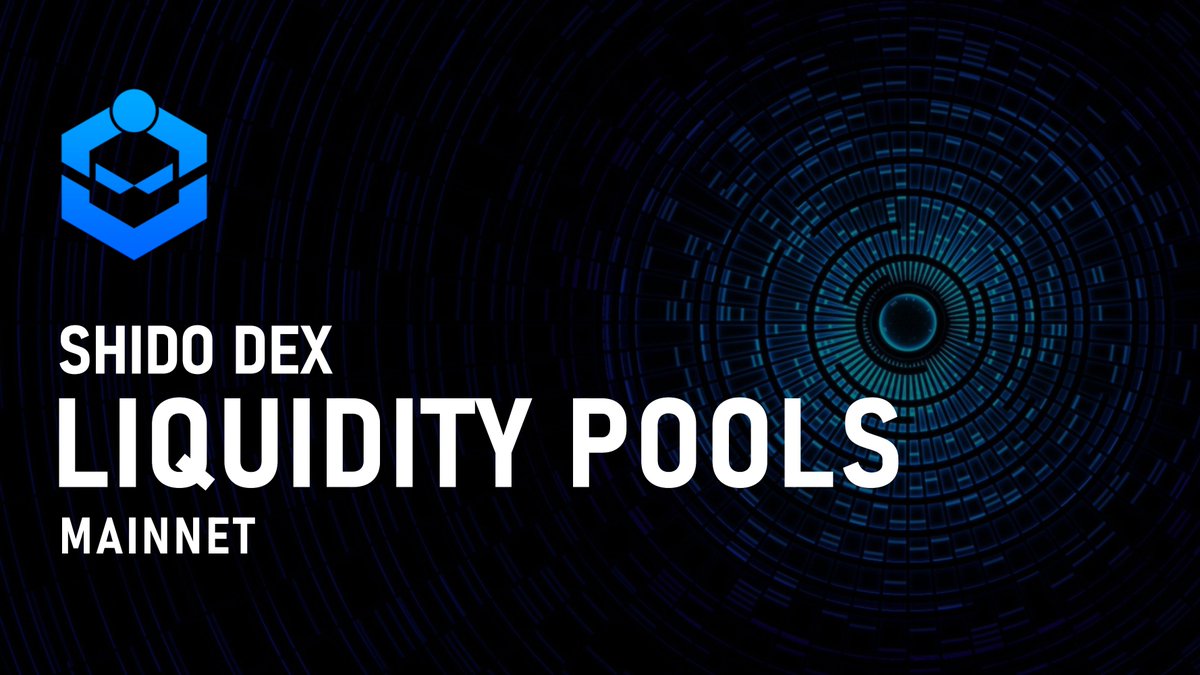 We are pleased to announce that Shido DEX liquidity pools will be deployed on the mainnet next week.

We have successfully completed the testing phase on the Shido Network testnet. This mainnet deployment marks a significant milestone as we progress toward the official public