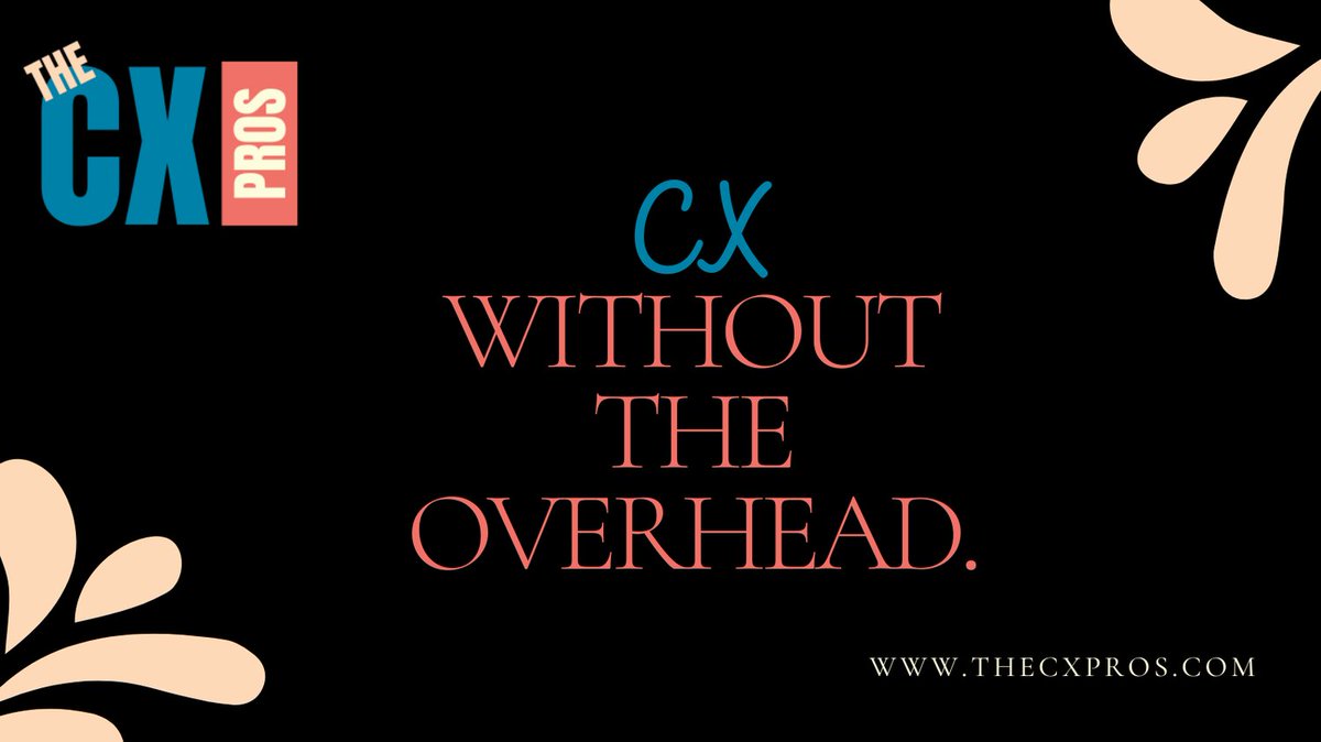 The CX Pros offers the benefits of a full CX team without the overhead. We can help elevate your customer's experience. Contact us today! #cx #customerexperience #customerservice