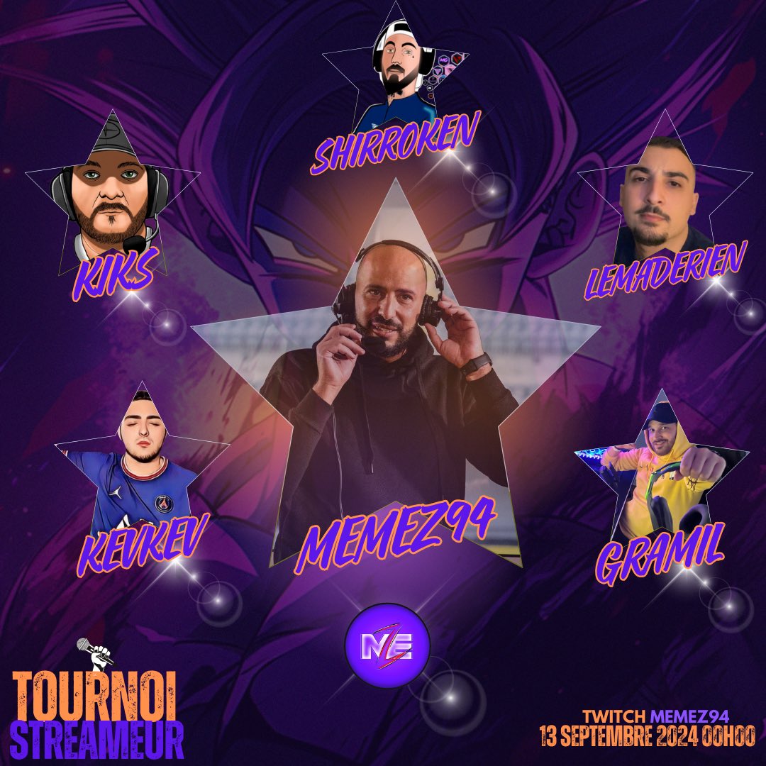 C’est le retour du tournoi des streameurs club pro !

Cela faisait un moment qu’on en avait pas fait et ça va être l’occasion de s’affronter demain en live à partir de 23h45 sur la chaîne mais aussi celle des copains ❤️

Qui sera sacré champion de cette édition ? Dit le en com ⬇️