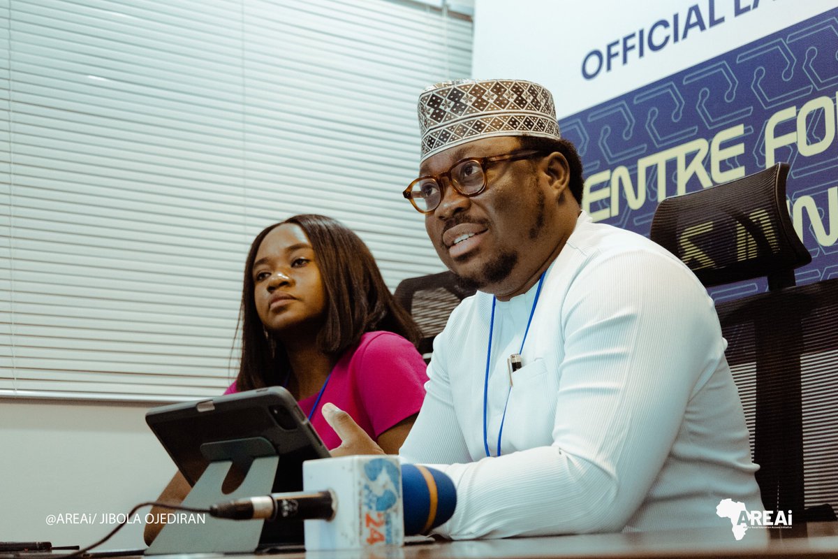 Areai4Africa's tweet image. AREAi launches its Centre for Digital Development and Innovation Research in a media briefing held this day, the 12th of September 2024.🎉

The Centre for Digital Development and Innovation Research seeks to be a leading do-think tank that will create a supercluster of digital…