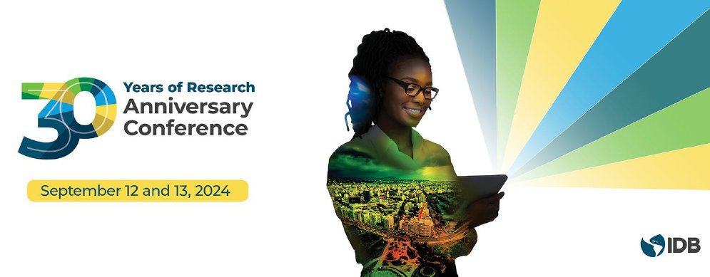 David Evans (@daveevansphd) on Twitter photo Today and tomorrow, <a href="/the_IDB/">Inter-American Development Bank</a> is hosting its "30 Years of Research Anniversary Conference": economic growth, fiscal policy, human development, tomorrow's research agenda, and more!
The agenda drive.google.com/file/d/1OhGph1…
The livestream youtube.com/watch?v=odM4kv… Today and tomorrow, <a href="/the_IDB/">Inter-American Development Bank</a> is hosting its "30 Years of Research Anniversary Conference": economic growth, fiscal policy, human development, tomorrow's research agenda, and more!
The agenda drive.google.com/file/d/1OhGph1…
The livestream youtube.com/watch?v=odM4kv…
