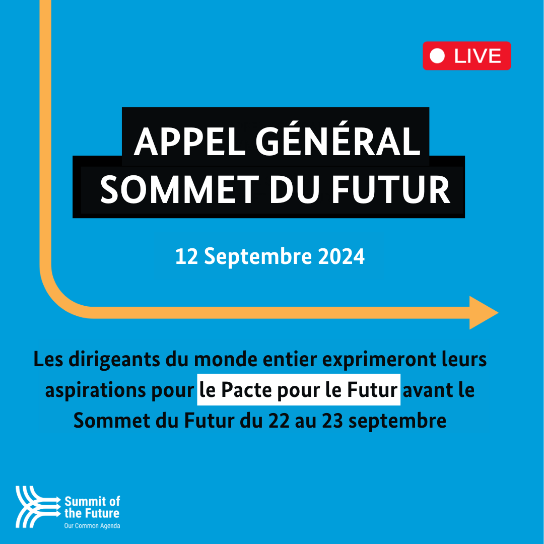 Auj. à 15h15 ( Heure Tunis) les dirigeants du 🌍 entier se réuniront pour exprimer leurs aspirations pour le #PactepourleFutur en amont du #SommetduFutur
Les discussions seront modérées par @Bundeskanzler 🇩🇪Olaf Scholz &amp; Président🇳🇦 #globalcall24 
📺t1p.de/qtrfg