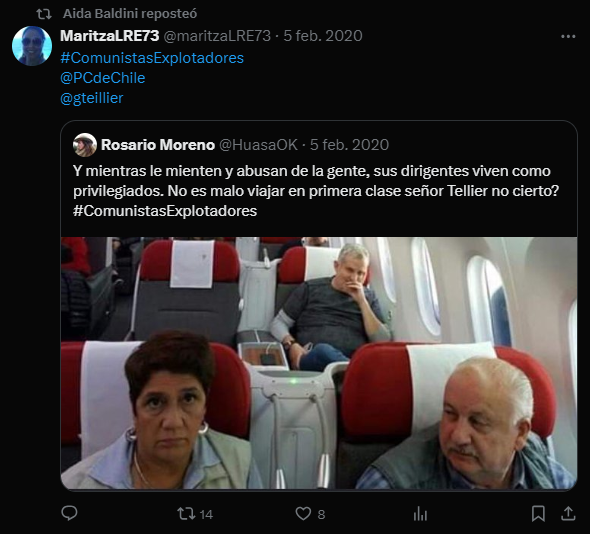 matiasasun's tweet photo. Uno respeta que primen criterios técnicos antes que las lealtades políticas, pero cómo me explican que Aida Baldini, que está de acuerdo con tratar de "terremoto" al presidente sea nombrada directora de CONAF. Mi no entender qué criterio se está usando
https://t.co/bgTviLRvD4 https://t.co/bO3ox6H6Ea