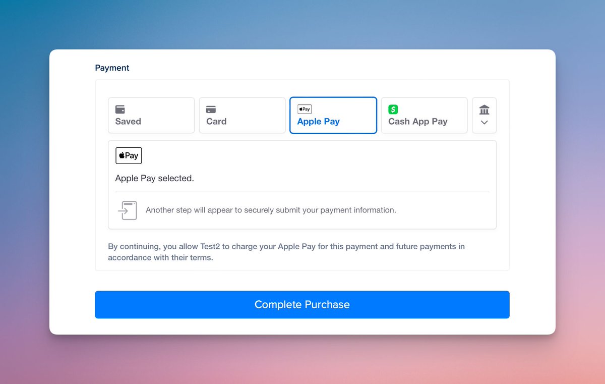 spp_app's tweet image. Start accepting payments via Apple Pay with our Stripe integration update 💳️ 

More info: spp.co/changelog