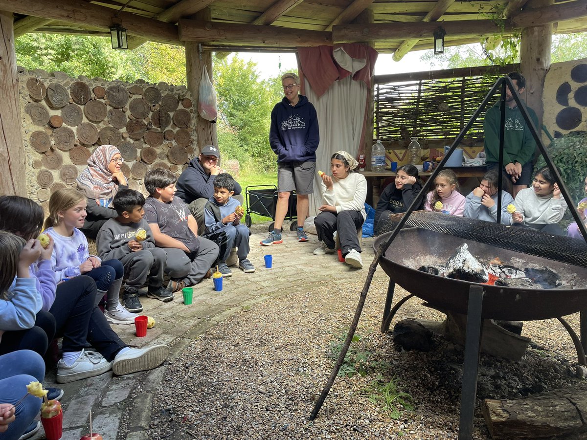 FocusTrust1's tweet image. We enjoyed our wild lunch. We introduced our friend to the left and told everyone an interesting fact about them. The fact that we are from 15 different schools and before this week didn’t know each other is quite unbelievable. What an amazing group!