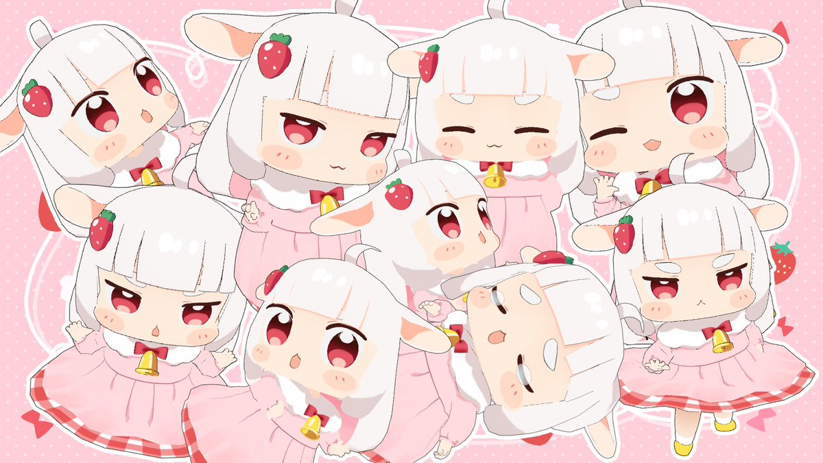 Maton_Mayno's tweet photo. Vtuber苺野まとんです！🐑🍓
bilibiliでの活動を中心に楽しく生きてます🌸
🍓bilibili
 https://t.co/ObrXnzSH8u 
🐑ウィッシュリスト
 https://t.co/zkCThizAMA
🍓ちっちゃかわいいモデルママ 
藤沢カミヤ先生 #kami8san 
🐑イラストタグ #め絵め絵 
🍓その他切り抜き等 #苺野まとん #莓野麻团
まで！ https://t.co/e0LozbQ56E