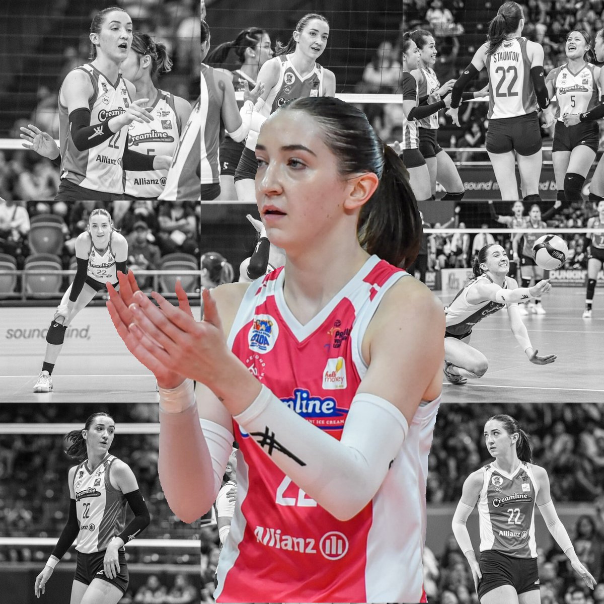 imyanceyyy's tweet photo. Appreciation post for Erica Staunton:

Your dedication and composure during crucial moments has been a huge asset to the team. We will definitely miss you in pink &amp; white but we’re rooting for you as you take on your next challenges. All love from your Creamline fam! 🩷

#PVL2024 https://t.co/BLMwu4ypK9
