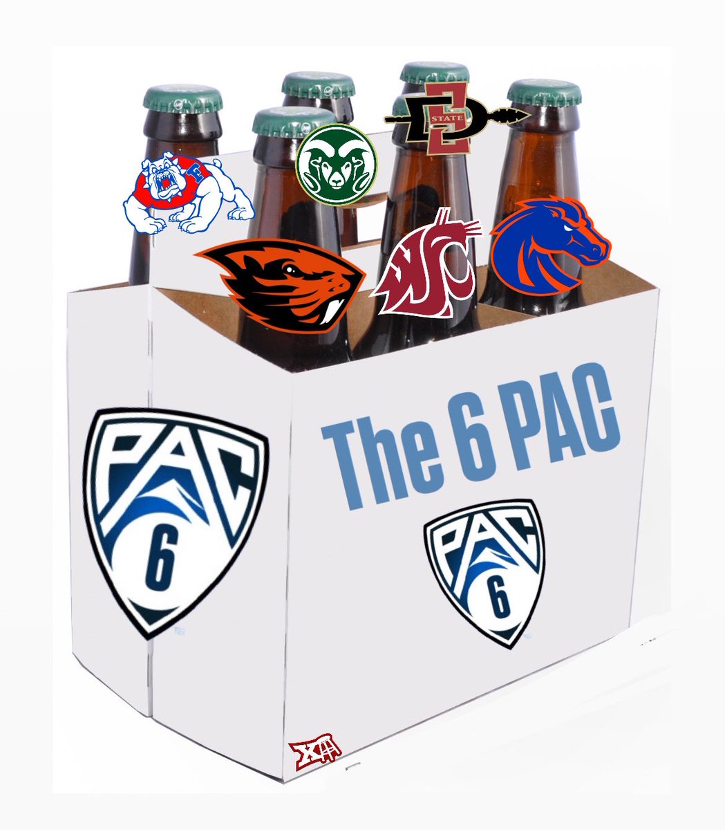 BarstoolBig12's tweet photo. I present to you: the 6 PAC Conference https://t.co/aNDUiGdrBL