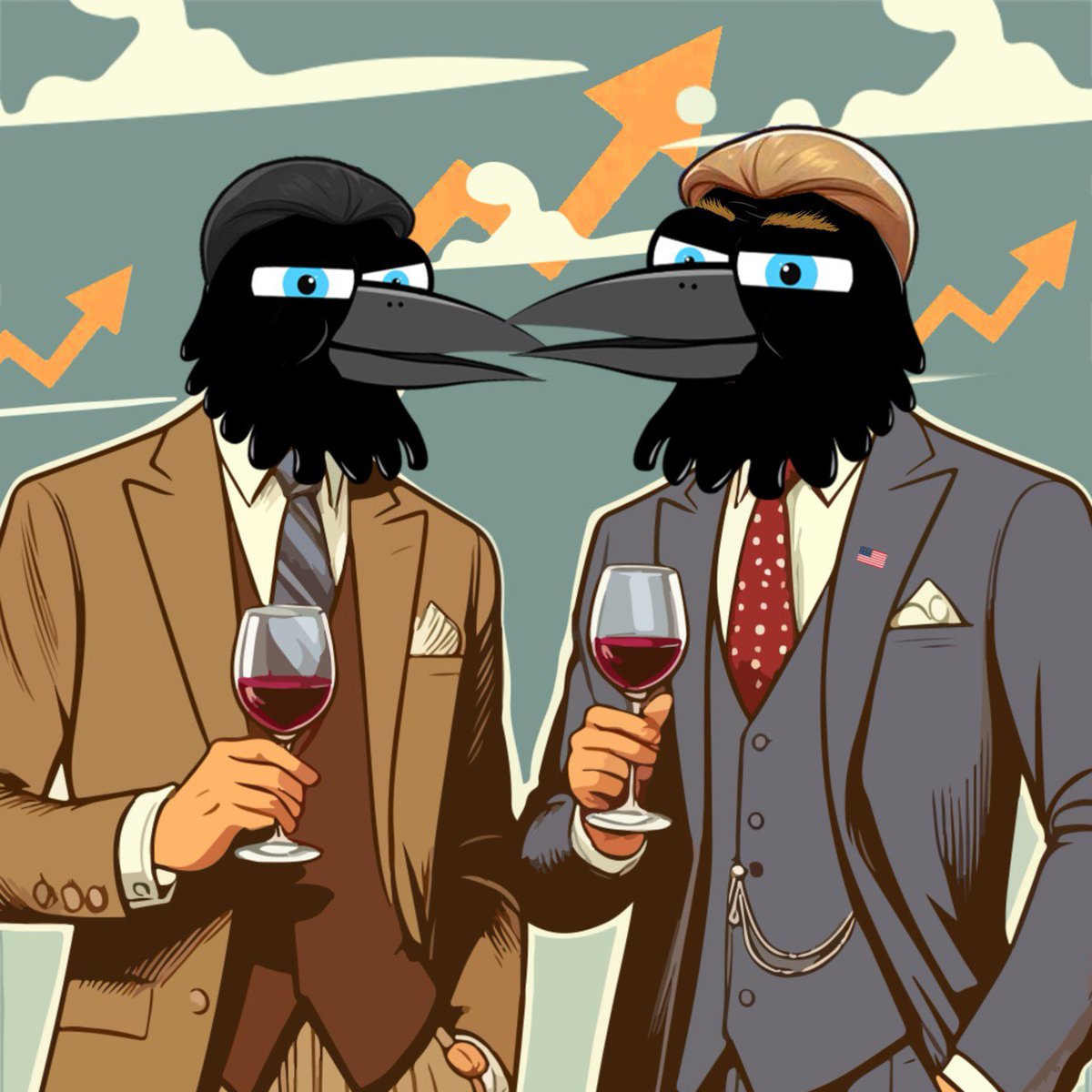 Market volatility, elections, and the weather? None of it phases us. The only thing that moves Crowtoken is... memes. 😎 #Crowtoken #memecoin