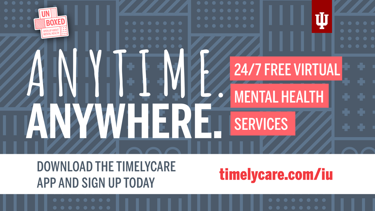 September is Suicide Prevention Month and we at IU Southeast want to you to know that there are FREE support services available to all students. IU Southeast offers FREE, confidential counseling services. 
Learn more here ➡southeast.iu.edu/personal-couns…

Students also have FREE access