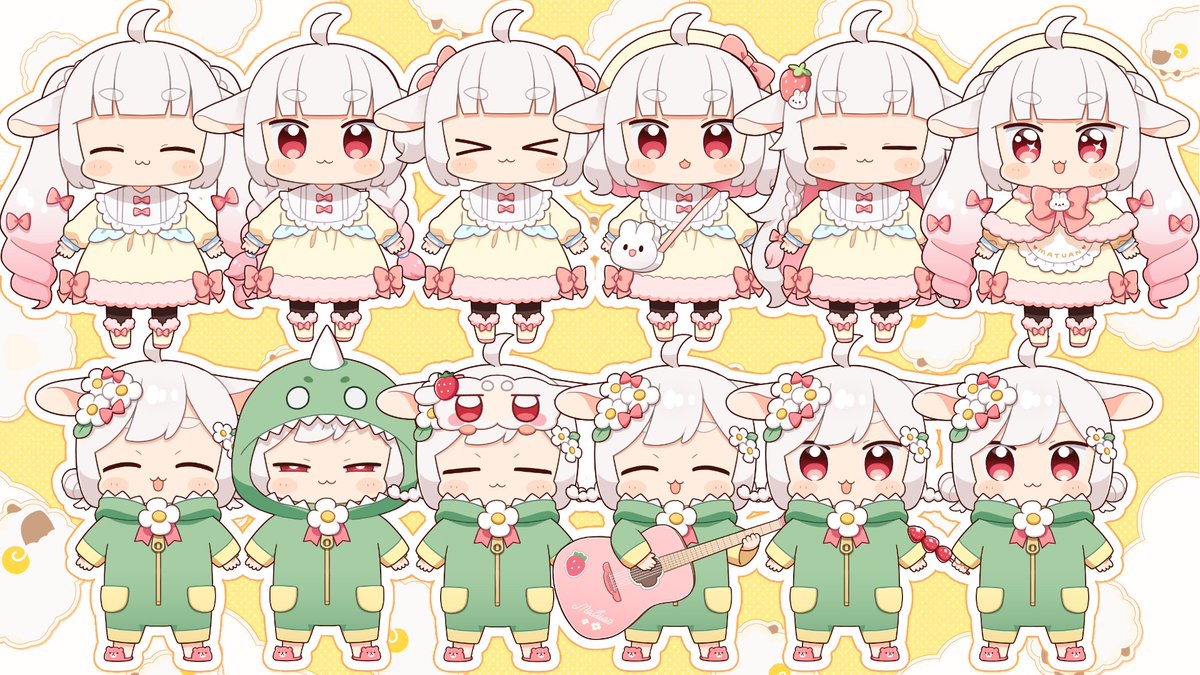 Maton_Mayno's tweet photo. Vtuber苺野まとんです！🐑🍓
bilibiliでの活動を中心に楽しく生きてます🌸
🍓bilibili
 https://t.co/ObrXnzSH8u 
🐑ウィッシュリスト
 https://t.co/zkCThizAMA
🍓ちっちゃかわいいモデルママ 
藤沢カミヤ先生 #kami8san 
🐑イラストタグ #め絵め絵 
🍓その他切り抜き等 #苺野まとん #莓野麻团
まで！ https://t.co/e0LozbQ56E