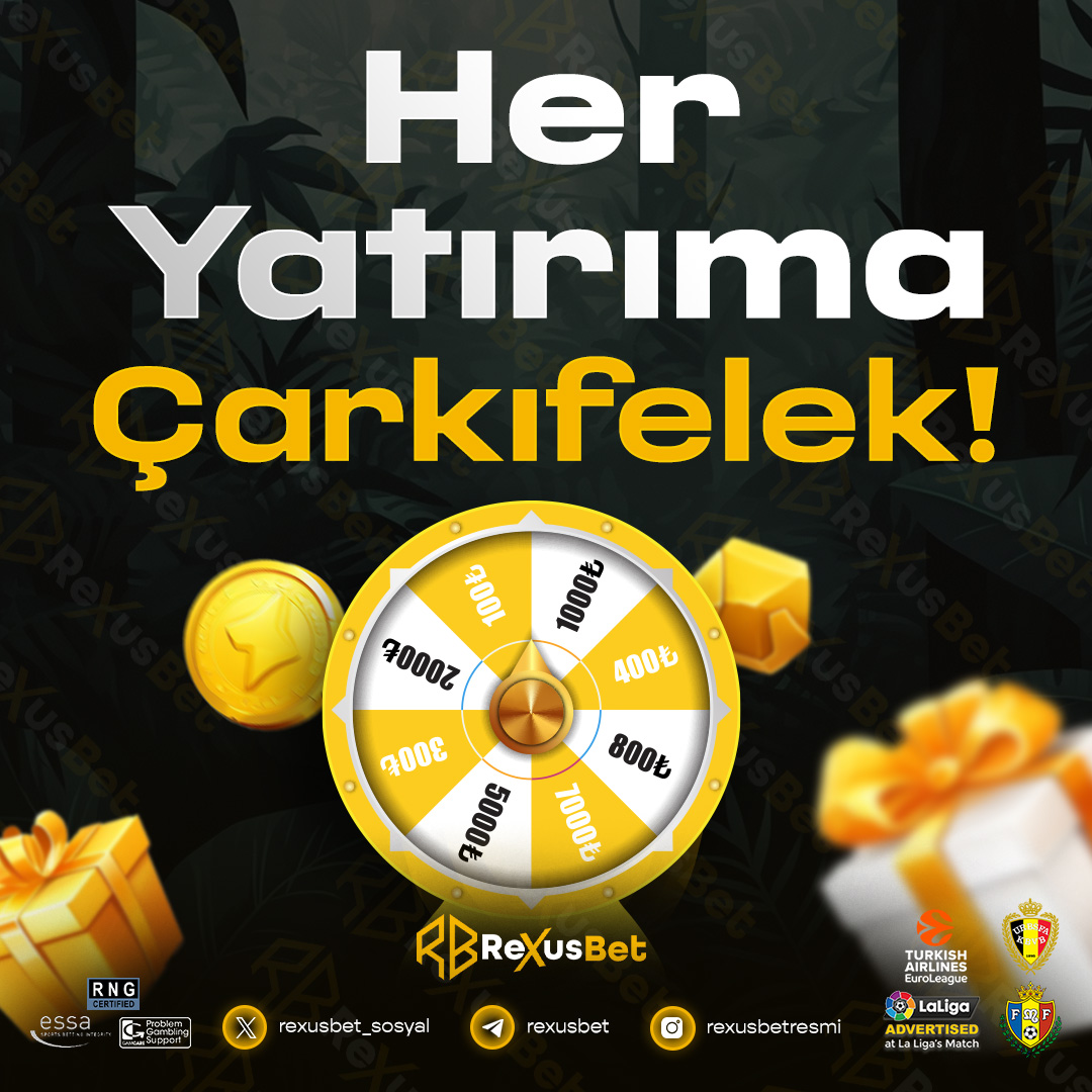 rexusofficial's tweet photo. ❤️ #REXUSBET'te HER YATIRIMA ÇARKIFELEK
⚠️ BONUSLARA EK FREESPIN HEDİYESİ❗️
😻 EN ÇOK TERCİH EDİLEN OYUNLARI "GÜVENLE" OYNAYIN
✅ EN İYİ ORANLARDAN BONUSLARI ALIN😻
#RexusbetleKazan💰
#bonus #freebet #freespin #onlineslot #betting #slot https://t.co/egd8y0hNdQ