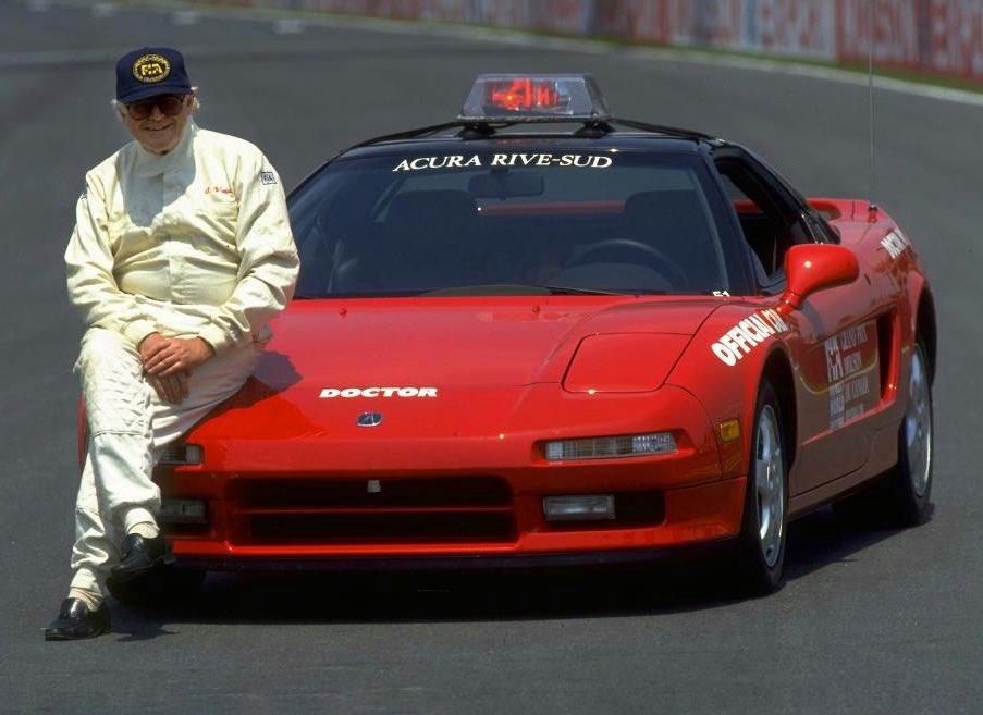 Superstar_Cars's tweet photo. Remembering Professor Sid Watkins OBE FRCS, legendary doctor and long-time head of the Formula One on-track medical team, who we lost 12 years ago today.

#TheProf #F1 #Formula1 
#Acura #Honda #NSX https://t.co/9X7sUuvuqu