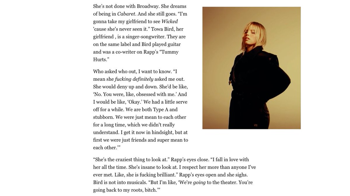 Reneé talking about Towa on her InStyle magazine interview ❤️